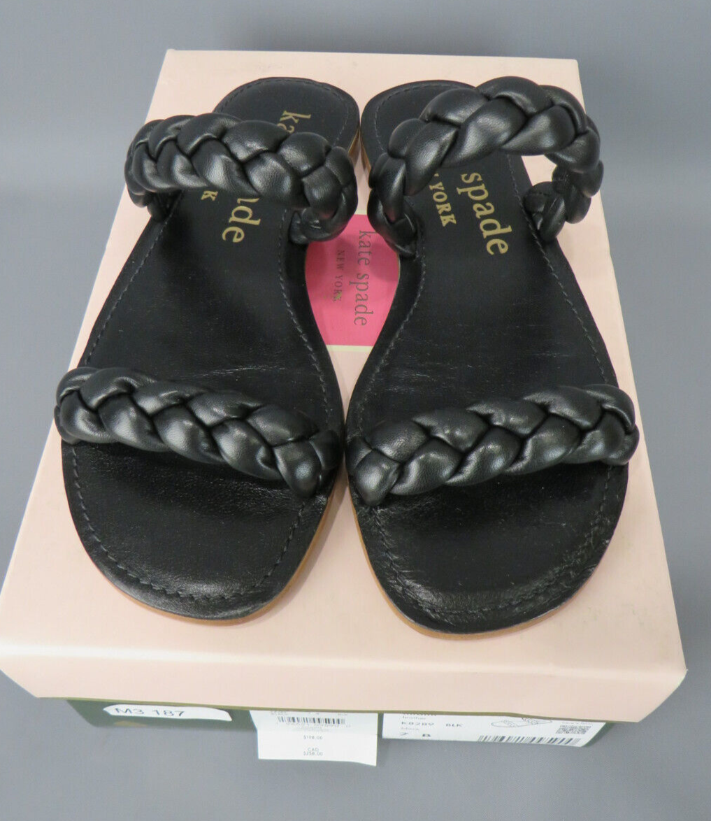 Kate Spade New York Women's Miami Slide Sandals - Black - Size 6.5