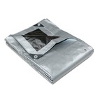 <!--F#f_0-->Heavy Duty Silver Black Tarp Tarpaulin for Canopy Tent Boat RV Roof Cover<!--F/-->