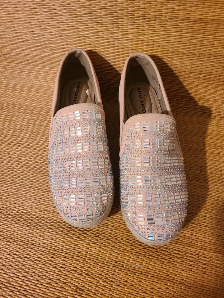 Alpargata Mujer "Andiamo" Talla 7 Rosa Rubor Slipon Foto 3 de 4