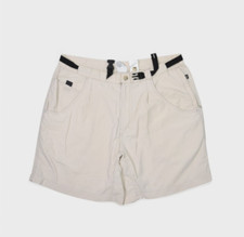 Vintage Columbia Shorts Mens L Khaki Nylon Belted Hiking Utility Sportswear