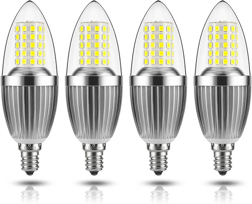 gezee LED Candelabra Bulb, Non-Dimmable, 100 4 Count (Pack o