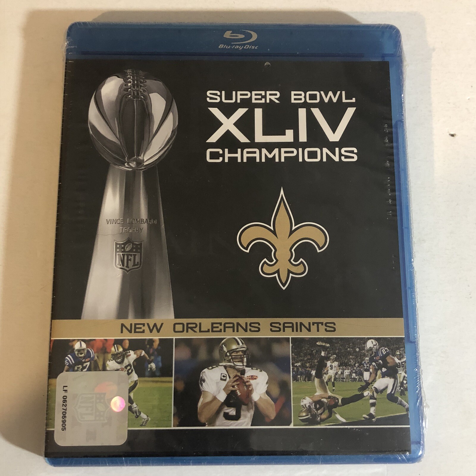 Super Bowl XLIV Champions New Orleans Saints BluRay Sealed New Old