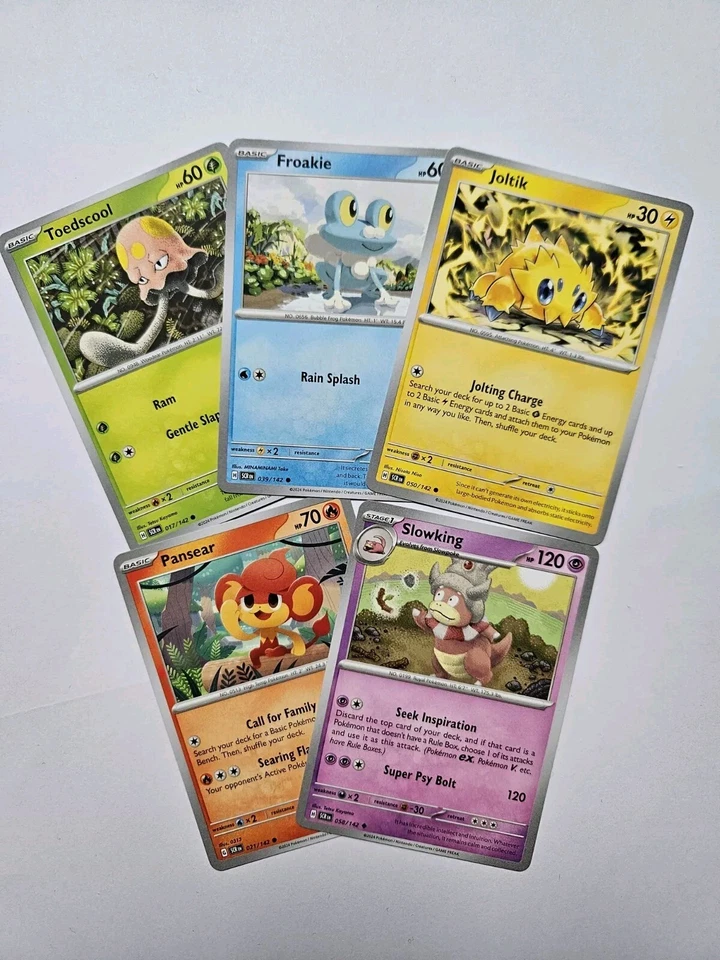 10x Rellenos de Bolsa de Fiesta Tarjetas Pokemon - Regalo de Cumpleaños Niñas Niños - 5 Tarjetas por Bolsa Foto 3 de 3