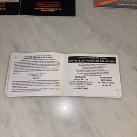 Notice Nintendo NES Megaman 5 Mega Man 5 Tr&egrave;s Bon &Eacute;tat Rare - Version FAH