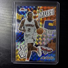 🔥2025-26 Topps Finest Joe Johnson #M-28 Muse  X-fractor Hawks 🔥