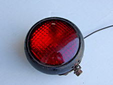 Vintage Guide 20s 30s Glass Red Lens Light Tow Truck School Bus Large Truck 4
