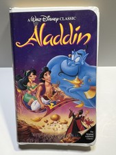 Aladdin VHS, 1993 - (1662-1 ed.) Walt Disney Black Diamond Classic VERY RARE!💎