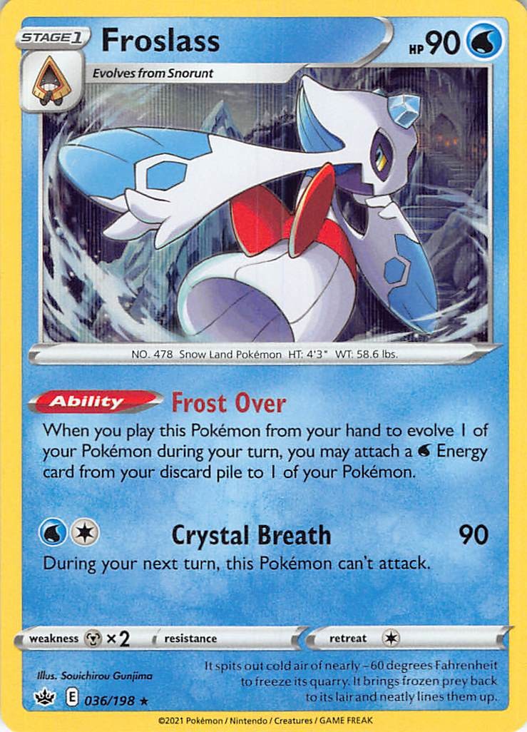 Froslass 036/198 SWSH06: Chilling Reign Holofoil