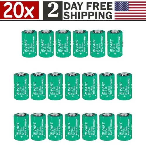 [20 Pack] 3V CR 1/2 AA Series Lithium Battery CR1/2AA 950mAh Cylindrical Battery - product listing photo