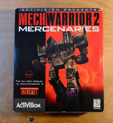 MechWarrior 2: Mercenaries Big Box PC, 1996 CIB | Minor Box Damage