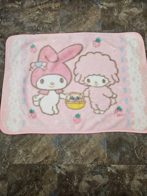 Sanrio My Melody Flannel Throw Blanket Girl Bedding PIPI POPO