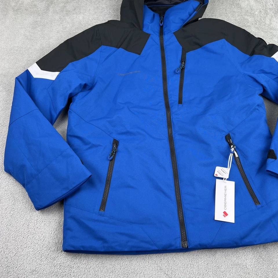Chaqueta de Flota de Esquí Obermeyer Adolescentes Niños Talla XL 18 Azul Impermeable Transpirable Foto 4 de 4