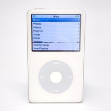 Apple iPod Classic 5th Generation White 80GB A1136 WORKING