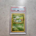 1999 POKEMON BASE SET 44/102 BULBASAUR PSA 1 Poor