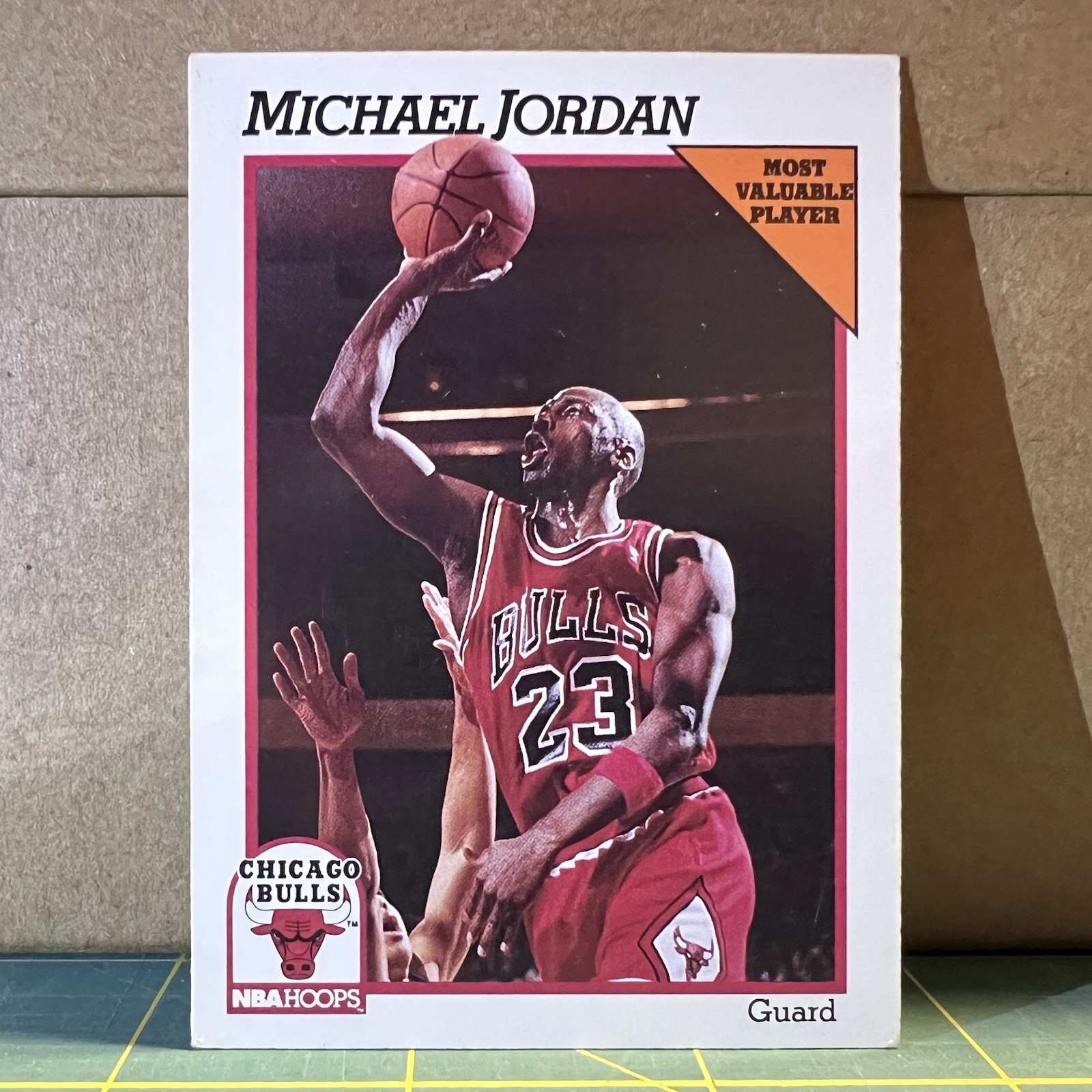 Michael Jordan 1991-92 NBA Hoops Most Valuable Player MVP Insert #30 Bulls NBA