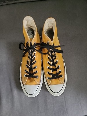 RARE! Mustard Yellow VTG 60s 70s Converse USA Chuck Taylor All 