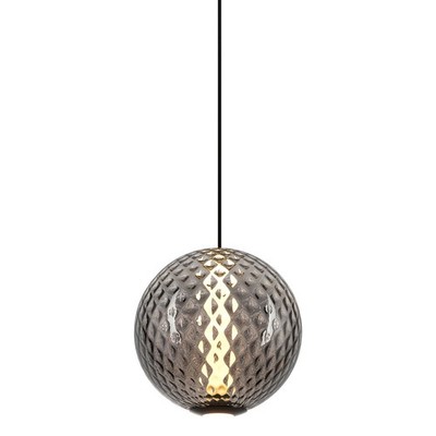 Artcraft Lighting AC6940 Celeste 12''W Pendant - Gunmetal / Smoke