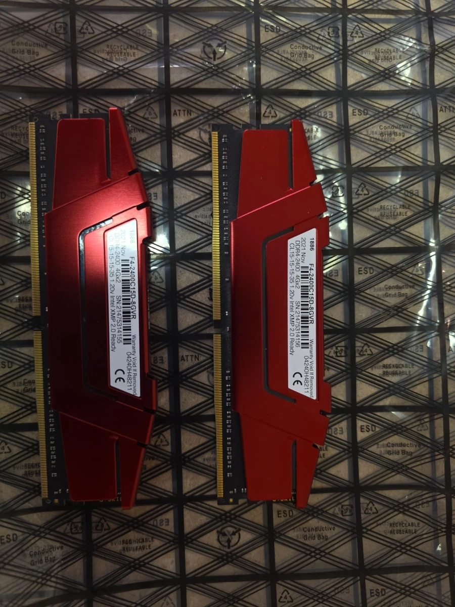 G. SKILL PC4-19200 (DDR4-2400) Bus Speed Computer RAM 8 GB Total