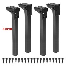 4x Heavy Duty Folding Table Leg Bed Cabinet Sofa Desk Feet Hinged Table Legs UK