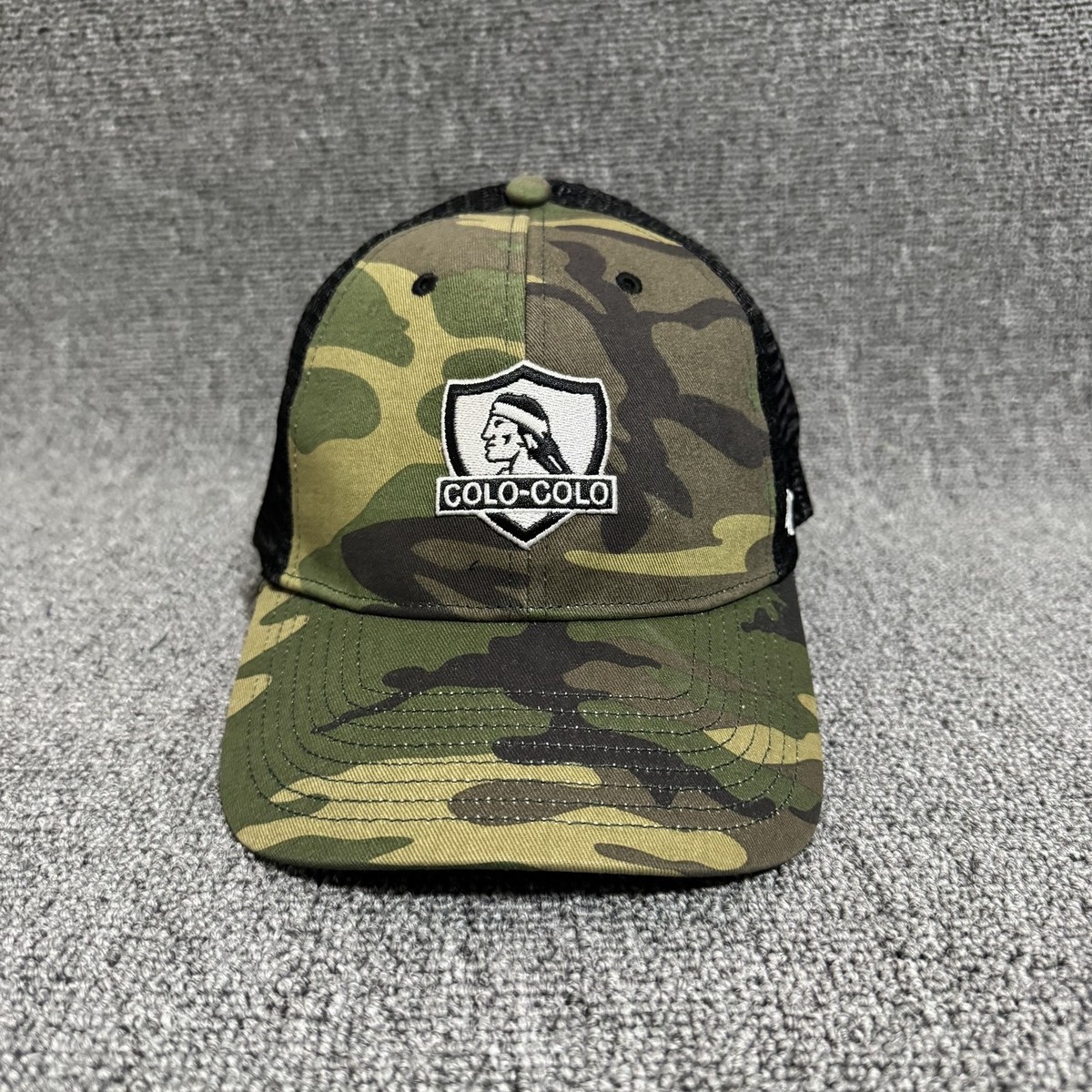 '47 Brand Colo-Colo Trucker Snapback Camo Black Mesh Back Hat One Size