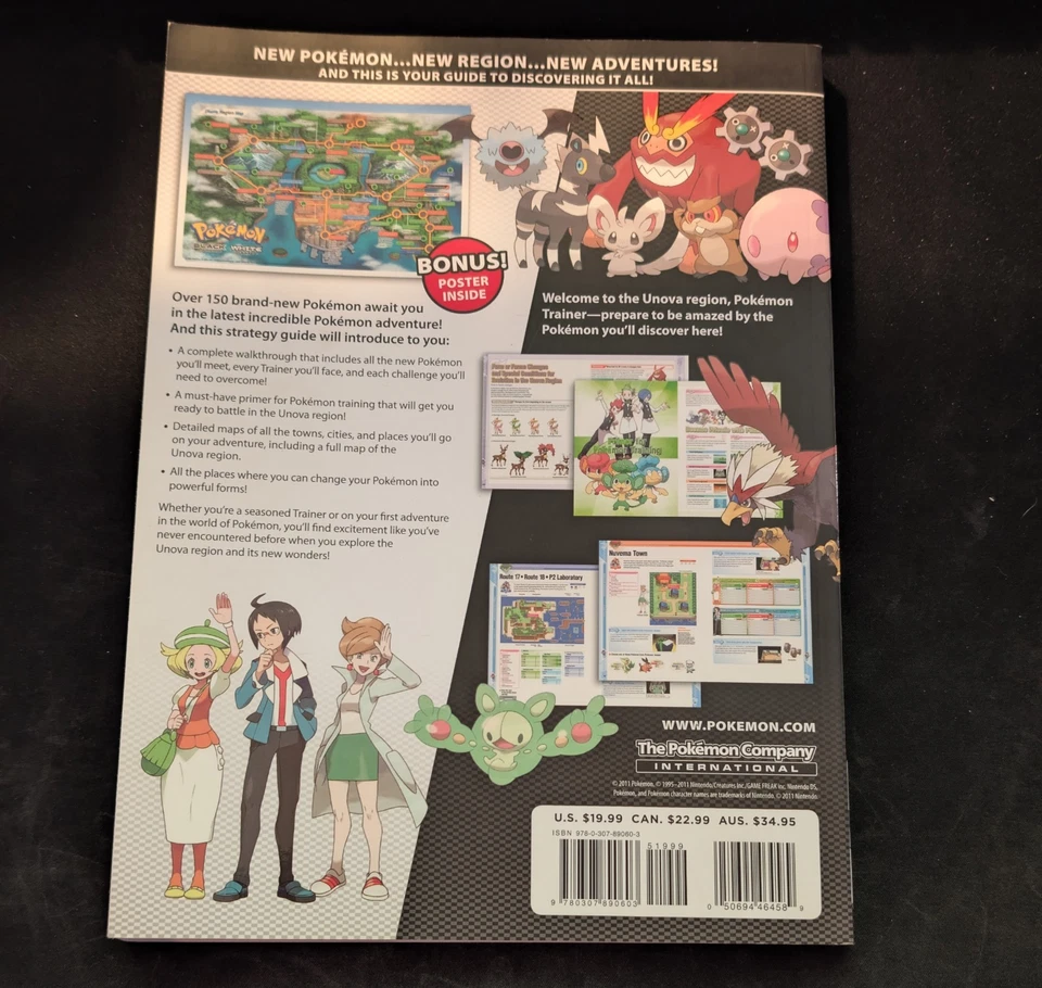 Pokemon Black And White Version: The Official Pokemon Strategy Guide том 1 - Изображение 2 из 4