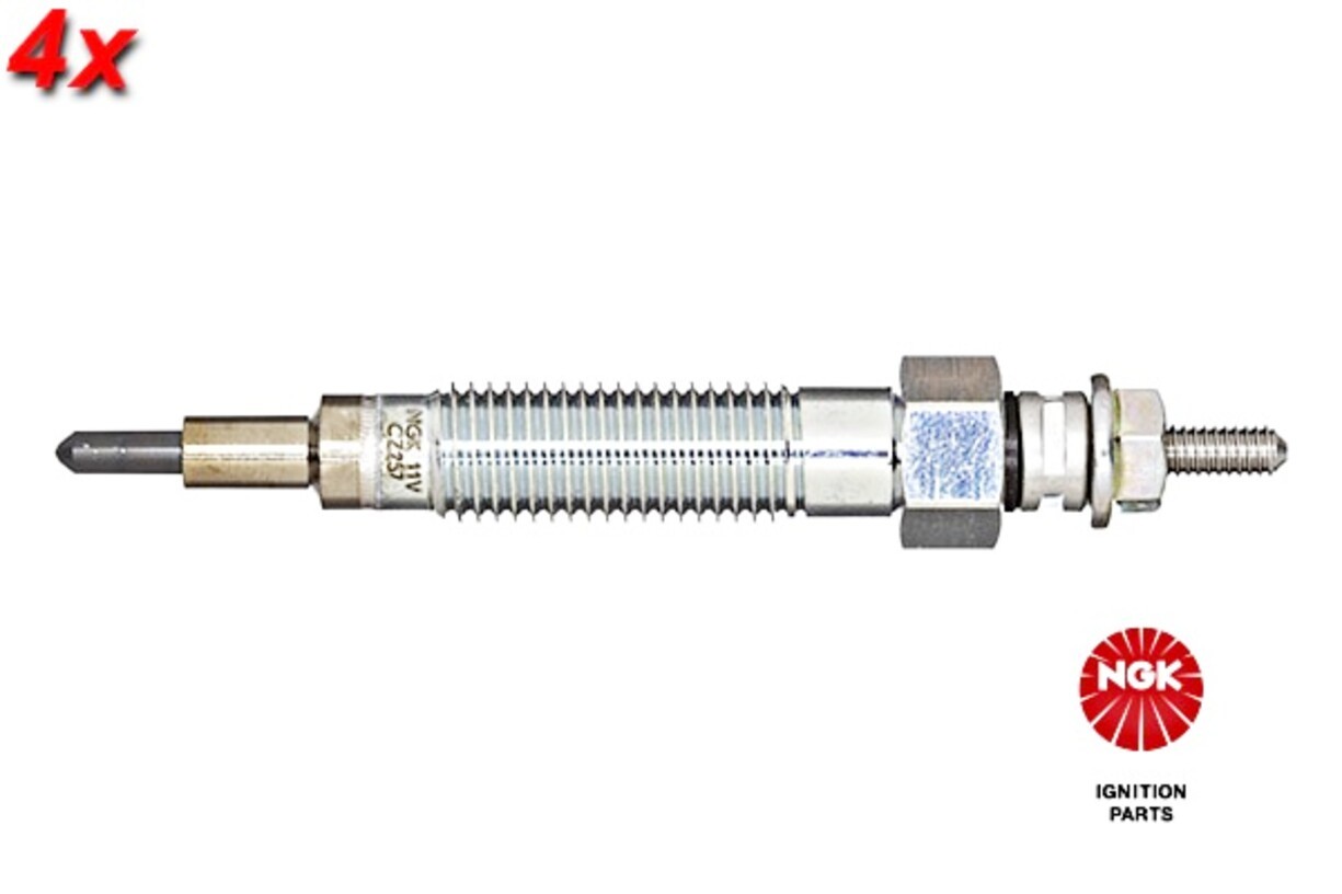 NGK 4x Glow Plug For HYUNDAI Galloper II KIA K2500 MITSUBISHI 86-12 MD197511