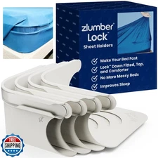 The Original USA Patented ZlumberLock – Secure Sheet Holder with Heavy-Duty M