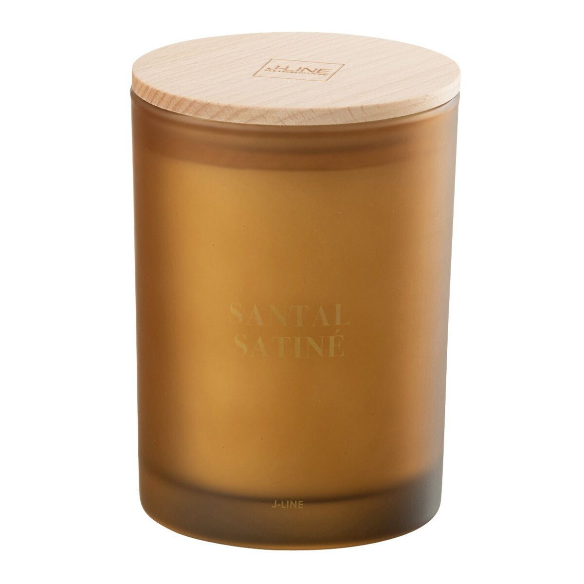 Santal Satiné bougie parfumée 12cm pour ambiance salon cocooning