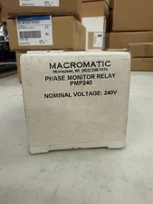 New! MACROMATIC Phase Monitor Relay PMP240, 240V