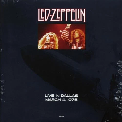 LED ZEPPELIN - Live in Dallas March 4 1975 - Vinyl Record - E600z