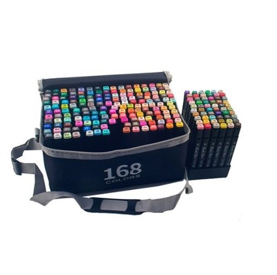 168Farbe Acrylstifte Marker Set Permanent Wasserfest Pen Für DIY Graffiti Steine