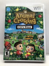 Animal Crossing: City Folk (Nintendo Wii, 2008) Complete with Manual - Free Ship