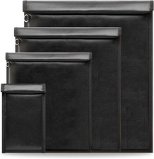 4Pack Fireproof Faraday Bag for Laptops, Tablets, Radio, Cell Phone, Car Keys, R