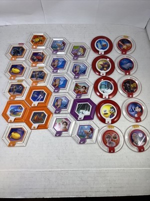 Disney Infinity Power Disc Bundle of 30 Discs - Lot 2