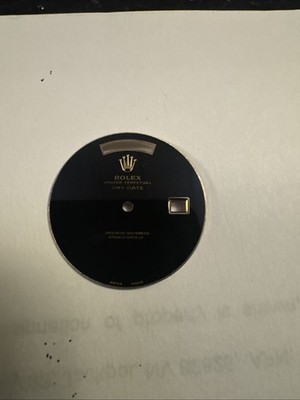 Rolex DAY-DATE 36 Custom Black Color  Plain dial for ref. 1803 18038