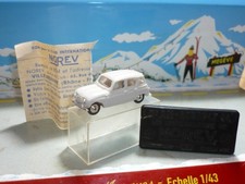 ANCIEN JOUET NOREV MICRO RENAULT 4  1/86 PUBLICITE BOITE PLASTIQUE 1960 N° 511