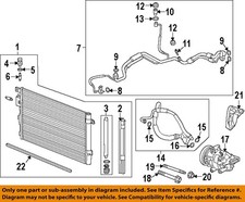 GM OEM 18-26 Equinox Condenser, Compressor Lines-Mount Bracket 12651063