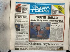 Back to the Future USA Today Special Edition Newspaper - October 22, 2015