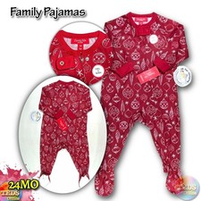 NWT Family Pajamas Infants 24MO Footed Pajamas, Ornaments