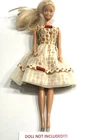 Vintage 1964 Barbie® #1600 "LUNCH DATE" Red/Yellow Print Dress w/Organdy Overlay