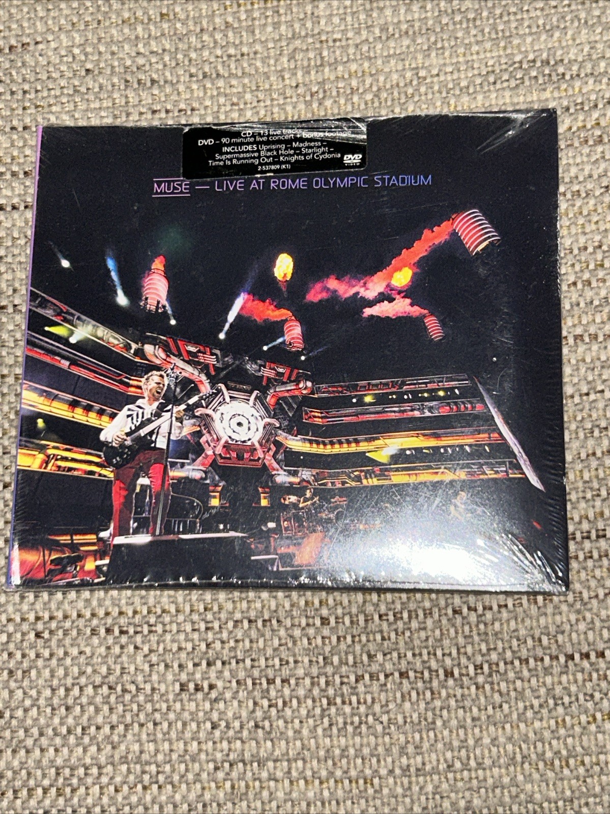 MUSE SEALED Live At Rome Olympic Stadium CD & DVD Radiohead Britpop Rare New