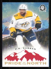 2018-19 O-Pee-Chee Coast to Coast Pride of the North #P40 P.K. Subban