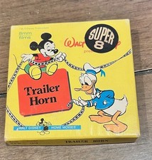 Vintage 1950s Walt Disney Silent 8mm Film "Trailer Horn" B  W 1418