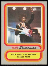 2019 Topps Heritage News Flashbacks Jimi Hendrix Dies #NF-1