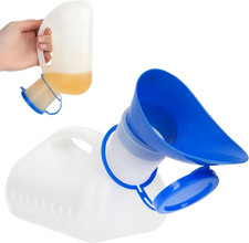 Portable Unisex Urinal Bottle (32 Oz) - 1 Pack for Travel and Camping