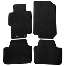 Nylon Floor Mats 4-Piece Set Factory Fit for 2004-2008 Acura TSX, Non-Slip Black