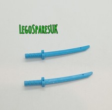 LEGO Part 6264121 / 21459 Minifigure, Weapon Sword Shamshir/Katana, Medium Azure