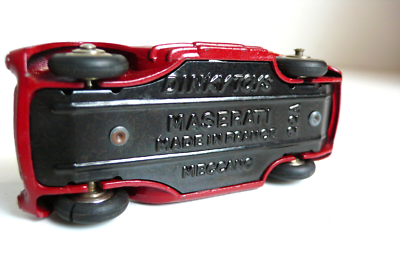 Dinky Toys Ancien - Maserati Cabriolet 1958 Rouge - 1/43 - N°22A - Très Bon État