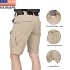 Mens Tactical Shorts Cargo Shorts Outdoor Waterproof Hiking Fishing Track Shorts