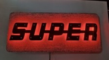 SCANIA SUPER CUSTOM NEON LED BOARD 80x35CM +DIMMER & BRACKETS 3D ACRYLIC LETTERS